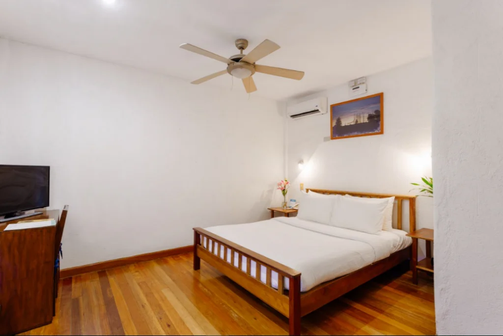 Queen Size Bed and Work Desk